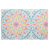 Tissu Mandala HIPPIE d'arc-en-ciel de VIBRAPHONE (Fat Quarter)