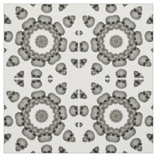 Tissu Mandala humain déplaisant de crâne