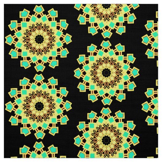 Tissu Mandala Motif 110714(05) (Échantillon)