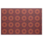 Tissu Mandala Or sur Rouge (Fat Quarter)