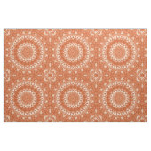 Tissu Mandala orange. (Fat Quarter)
