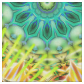 Tissu Mandala Rays Yellow Green + vos idées (Fermer)