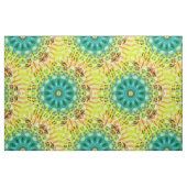 Tissu Mandala Rays Yellow Green + vos idées (Fat Quarter)