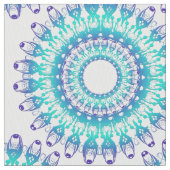 Tissu mandala. turquoise ethnique (fermé)
