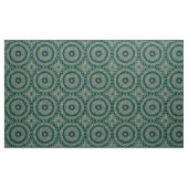 Tissu Mandala vert, bleu et gris (Yard)