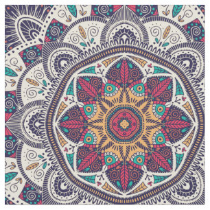 Tissu Mandala Vintage inspiré