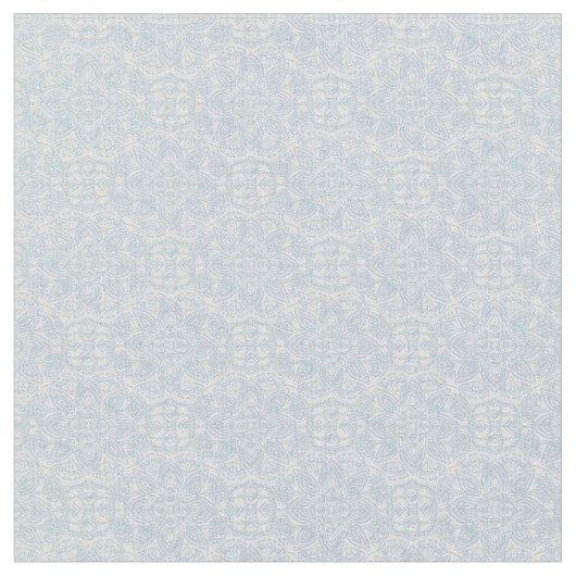 Tissu Mandalas bleu clair, rose et blanc (Fermer)