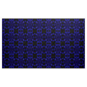 Tissu Mandalas bleu et noir (Yard)