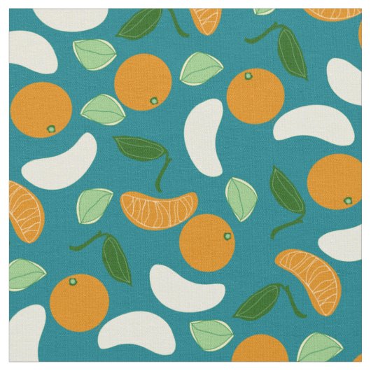 Tissu Mandarin Citrus (Fermer)