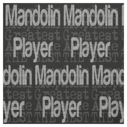 Tissu Mandolin Player Extraordinaire (Échantillon)