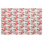TISSU MANGER, DORMIR LE TRAIN CHERLEADLEADING RED DESIGN (Fat Quarter)