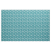Tissu Manta Rays et Stingray Turquoise Bleu et blanc (Yard)
