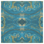 Tissu Marbre Bleu (Échantillon)