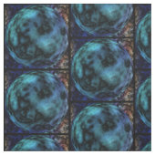 Tissu Marbre Bleu Cosmic Faux (Échantillon)