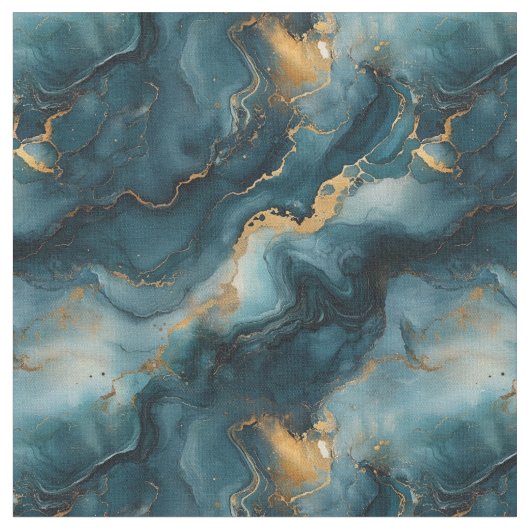 Tissu Marbre bleu foncé et or (Fermer)