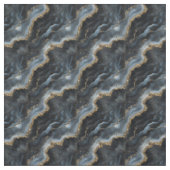 Tissu Marbre noir, gris et or (Échantillon)