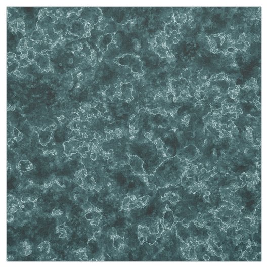 Tissu Marbre noir turquoise (Échantillon)