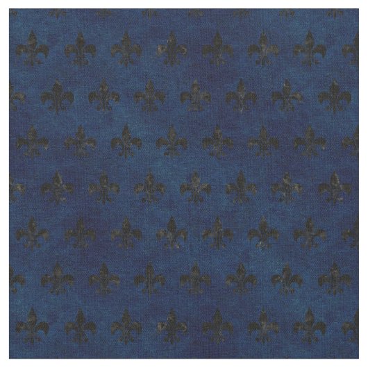 TISSU MARBRE ROYAL1 NOIR ET GRUNGE BLEUE (Fermer)