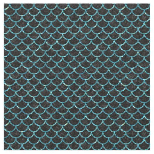 TISSU MARBRE SCALES1 NOIR ET L'EAU BLEU-VERT (Fermer)