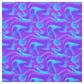 Tissu marbre trippé imprimé bleu violet (Échantillon)