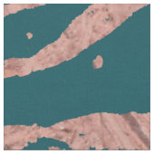 Tissu Marbre Turquoise Rose moderne (Fermer)