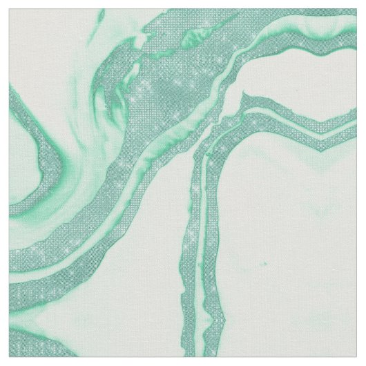 Tissu Marbre turquoise vert Mint Sparkine (Fermer)