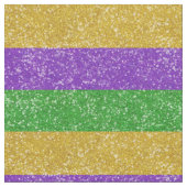 Tissu Mardi Gras Couleurs Bande horizontale (Fermer)