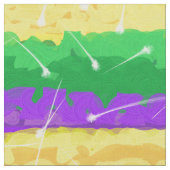 Tissu Mardi Gras Flounce - Couleurs Mardi Gras (Fermer)