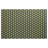 Tissu Mardi Gras violet vert jaune Fleur de Lis (Yard)