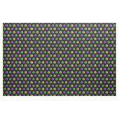 Tissu Mardi Gras Violet Vert Jaune Pois (Fat Quarter)