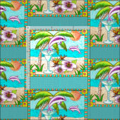 Tissu Margarita Dolphin Splash (Carreau)