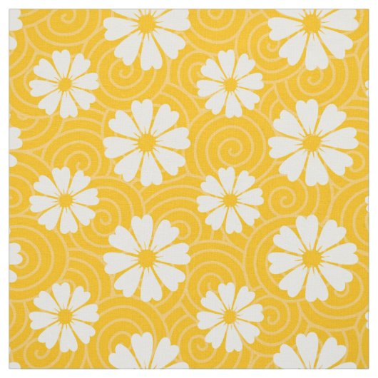 Tissu Marguerite de printemps (Échantillon)