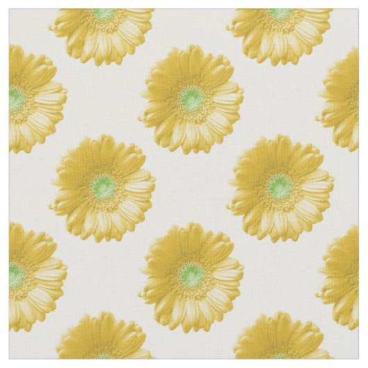Tissu Marguerite jaune (Fermer)