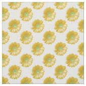 Tissu Marguerite jaune (Échantillon)
