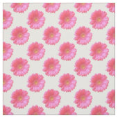 Tissu Marguerite rose de gerbera (Échantillon)