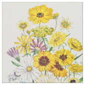 Tissu Marguerites (Fermer)