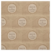 Tissu Mariage campagnard de corde rustique Jute (Échantillon)