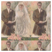 Tissu mariage édouardien 1906 (Fermer)