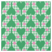 Tissu Mariage Vert et Rose Prépa Pickleball (fermé)