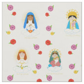 Tissu Marie à travers le monde (Fermer)