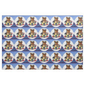 Tissu Marin Yorkie Poo (Fat Quarter)