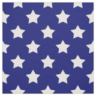 Tissu Marine-Bleu Blancs Étoiles Motifs Textile décorati