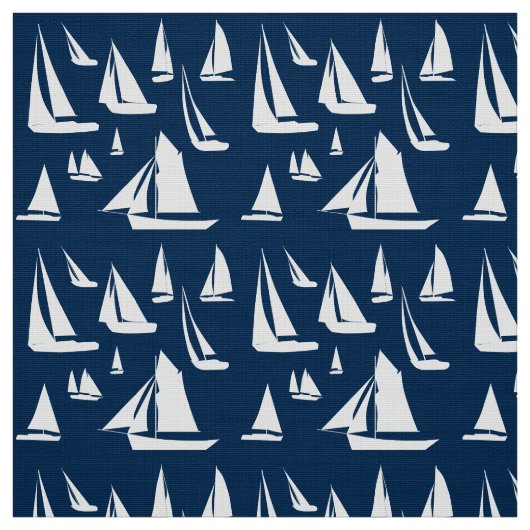 Tissu Marine Bleu Nautique (Échantillon)
