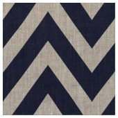 Tissu Marine Blue Modern Chevron Grande échelle (Fermer)