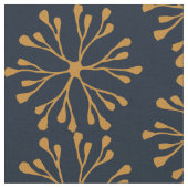 Tissu : Marine et jaune ocre (Fermer)