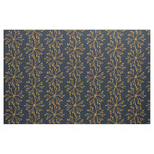 Tissu : Marine et jaune ocre (Fat Quarter)