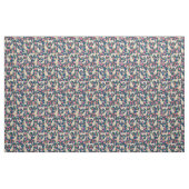 Tissu marine vintage de florales (Fat Quarter)