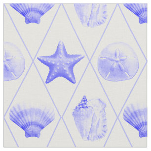 Tissu Marines Bleus Costumes côtiers Starfish