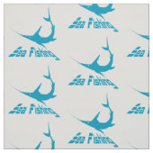 Tissu Marlin bleu (Échantillon)