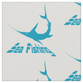 Tissu Marlin bleu (Détail)